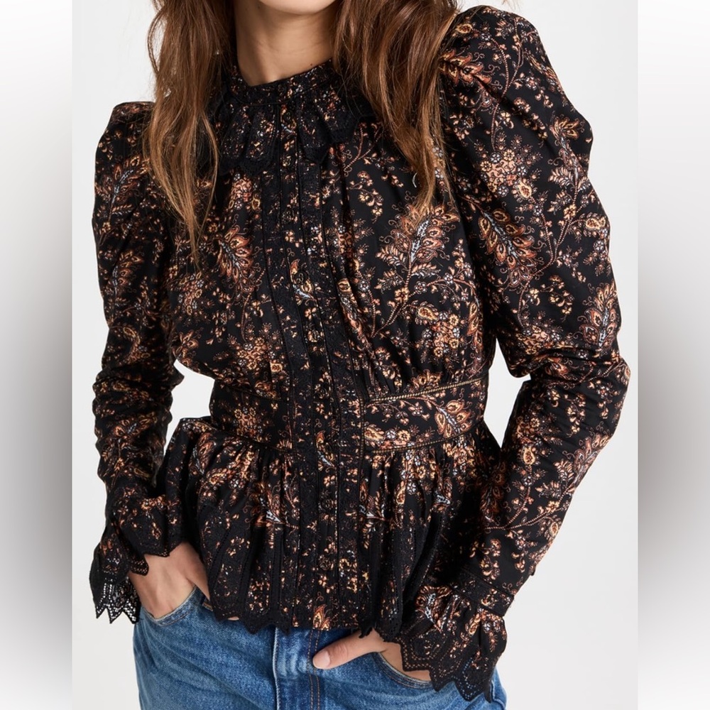 Ulla Johnson Brigitte Blouse Size 6